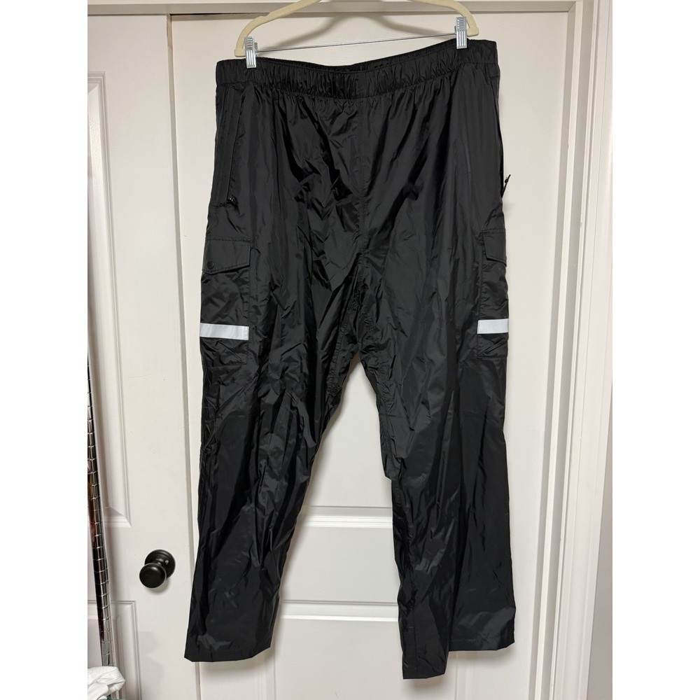 Bassdash Complete Men's Waterproof Rain Pants, Size 3XL